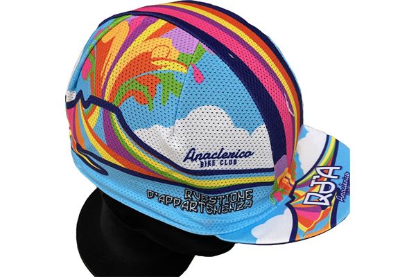 Cycling Cap ABC Anaclerico Sports QUESTIONE D'APPARTENENZA ABC ANACLERICO SPORT BYKE CLUB | Cappelli da Ciclismo | QUESTIONEDAPPARTENENZA-